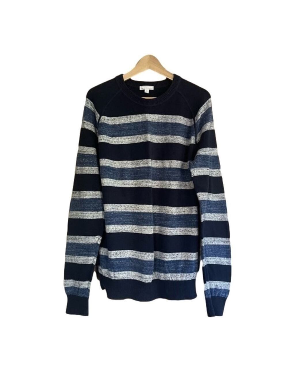 Gap designed and crafted recycled cotton striped sweater size L